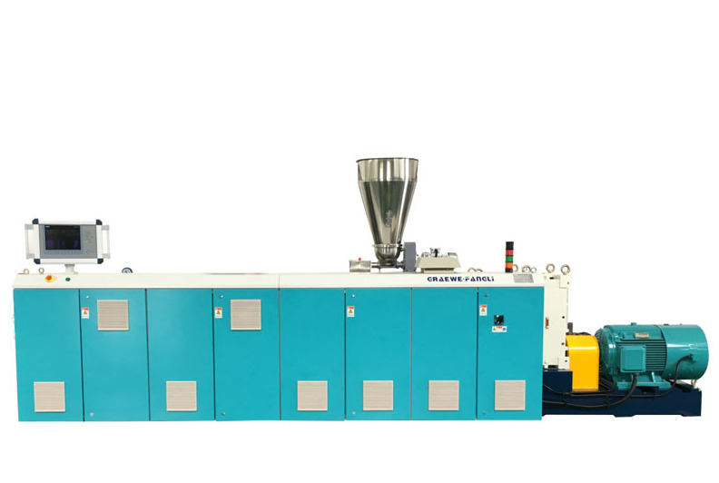 FLSP Series Counter-rotating Parallel Twin-screw Extruder —ທາງເລືອກຂອງສາຍການຜະລິດທໍ່ PVC ທີ່ມີປະສິດທິພາບສູງ Extrusion